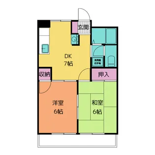 ラフィーネ村上【2階】の間取り