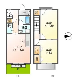 ブランシェ21【1階】の間取り