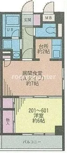 ベルメゾン横浜【3階】の間取り