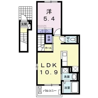 ラ・セリエ II【2階】の間取り