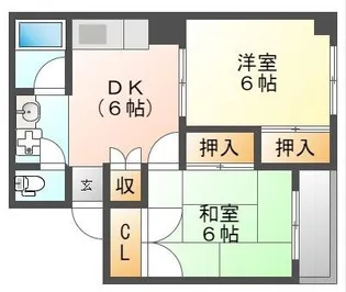 大戸中町ビル【4階】の間取り