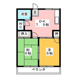 ル・マン柳原【2階】の間取り