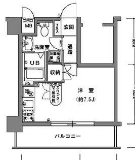 スカイコート新高円寺【2階】の間取り