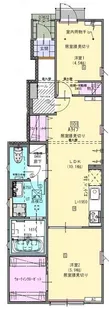 SRLコンフォート真鍋A棟【1階】の間取り