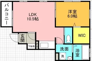 ツインハウス結喜【1階】の間取り