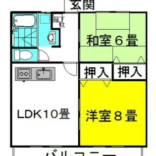 グランシャリオ 4番館【2階】の間取り