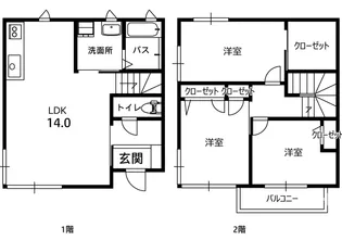 プリスティナ ヘーベの間取り