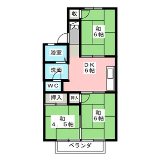 セントラル南【2階】の間取り