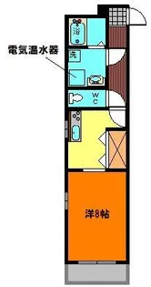 クレッシェンドマンション【1階】の間取り