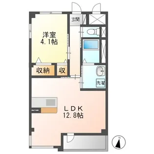 リエート【1階】の間取り
