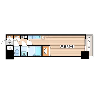 ダイアパレスグランテージ中央【2階】の間取り
