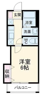 ウエストガーデン幸手中【2階】の間取り