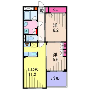 MAISON BLANC【1階】の間取り