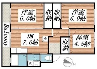 メゾン蔵元【2階】の間取り