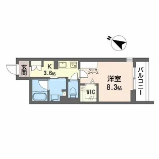 ワンダブル【2階】の間取り