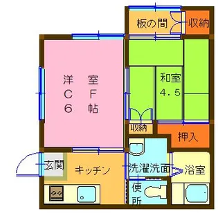 ファミーユ御所山【1階】の間取り