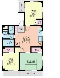 ハイム千歳【2階】の間取り