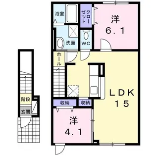 アルハンブラ【2階】の間取り