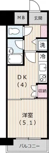 シティスクエア恵比寿【11階】の間取り