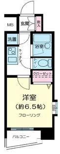 パレステュディオ芝浦トウキョウベイ【13階】の間取り
