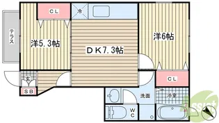 ドミール2002【1階】の間取り