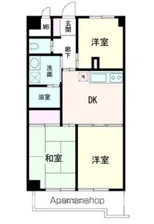 LAZ KONANDAI【2階】の間取り