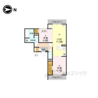 RETOLIA大和小泉【2階】の間取り