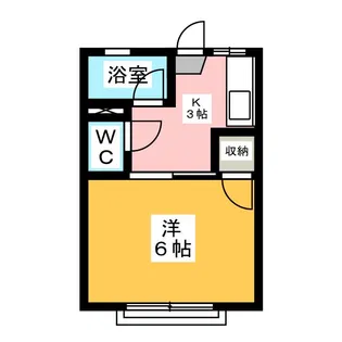 コーポ大村【1階】の間取り