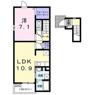 駅東館【2階】の間取り