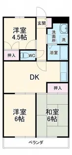 カレンズ【2階】の間取り