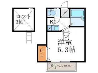 VESSEL8【2階】の間取り