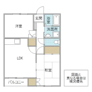グリーンタウン B棟【2階】の間取り