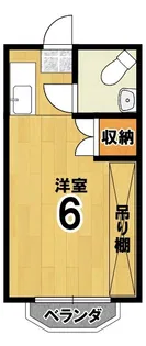 カサ・ローザ【3階】の間取り