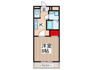 第一フラワーマンション【3階】の間取り