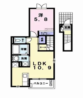 メゾン デスパシオII【2階】の間取り