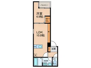 Garden Air Rinku【3階】の間取り