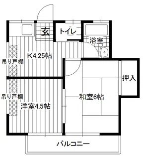 福寿ハイツ【2階】の間取り