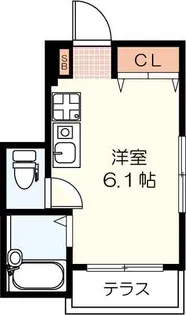 アーバンテラス高円寺【1階】の間取り
