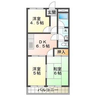 アーバンハイツ A【2階】の間取り