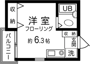 コーポヤーマ【2階】の間取り