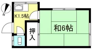 若葉荘【1階】の間取り