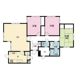 丸山台ロイヤルハイツ【1階】の間取り