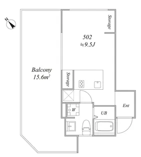 trias495【5階】の間取り