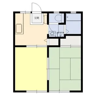 ハイツヒルトップ【2階】の間取り