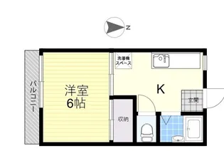ひかりハイツ(挾間)【2階】の間取り