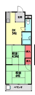 大阪府門真市幸福町【マンション】の間取り