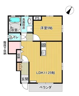 セルフィー【1階】の間取り
