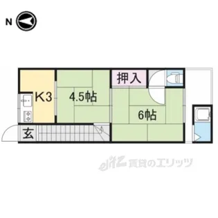 イオボヌール枚方【2階】の間取り