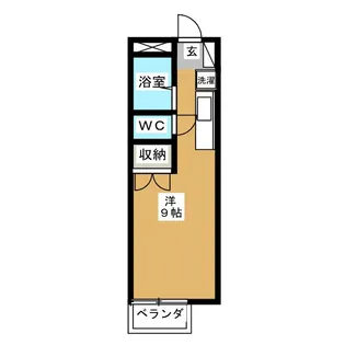 ヒルズアイザワ【2階】の間取り
