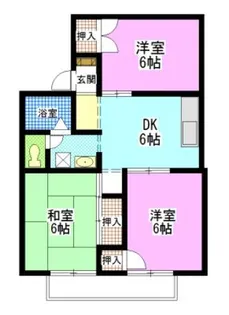 岡山県岡山市北区西古松【一戸建】の間取り